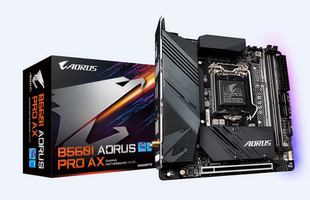 机d4内存条 技嘉B560I PRO AORUS AX1200支持10 11代cpu主板台式