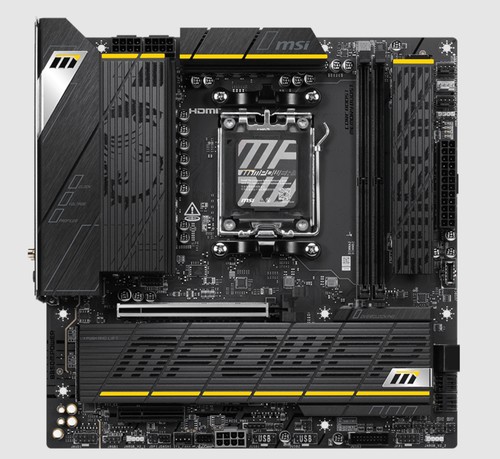 微星b850m power台式机主板am5支持7800x 9700x 9950xcpu处理器