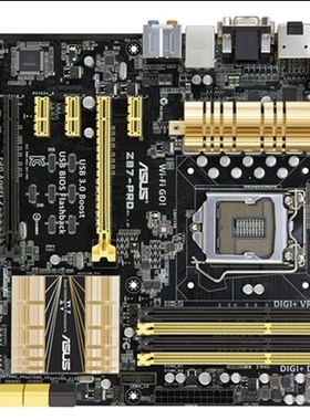 华硕Z87-PRO1150针主板支持i54570i747704790kcpu处理器ddr3