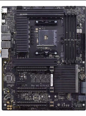 华硕PRO WS X570-ACE工作站台式机主板AM4支持2600 3700 5950xcpu