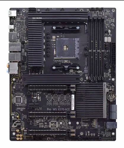 华硕PRO WS X570-ACE工作站台式机主板AM4支持2600 3700 5950xcpu
