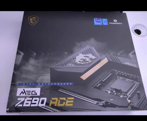 微星MEG Z690 ACE 1700战神主板支持12/13代cpu5代内存带双雷电