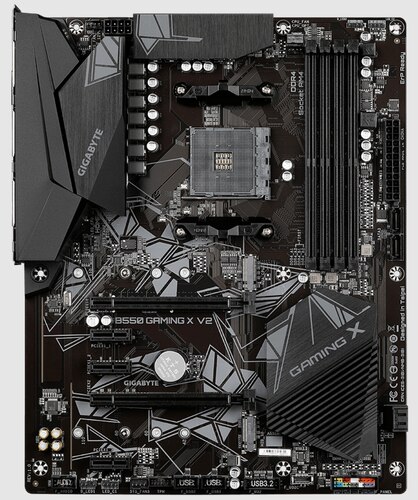 技嘉B550 GAMING X V2主板am4支持3500 5700 5950xcpu处理器
