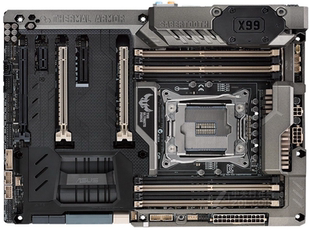 华硕剑齿虎 X99 2011v3支持i75960xE5-2699v42680v3cpu台式机主板