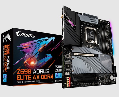 技嘉Z690 AORUS ELITE AX ddr4内存主板1700支持12/13/14代处理器