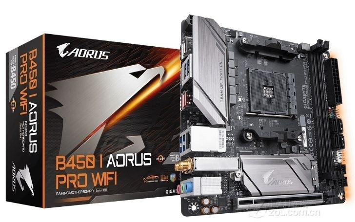 拍前询价:技嘉B450 I AORUS PRO WIFI AM4主板支持AMD Ryzen7 56