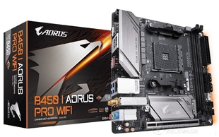 技嘉B450 I AORUS PRO WIFI AM4主板支持AMD Ryzen7 5600g 5800x