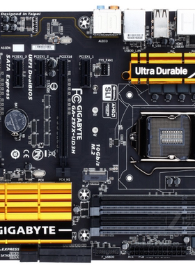 技嘉Z97X-UD3H主板1150针支持i34130i54460i747704790kcpu处理器