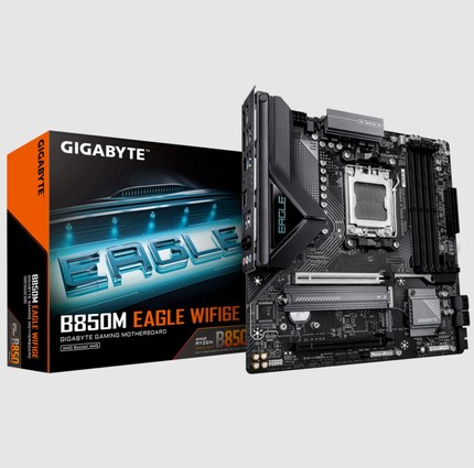 技嘉b850m eagle wifi6猎鹰主板am5支持7800x3d 9700x 9950xcpu