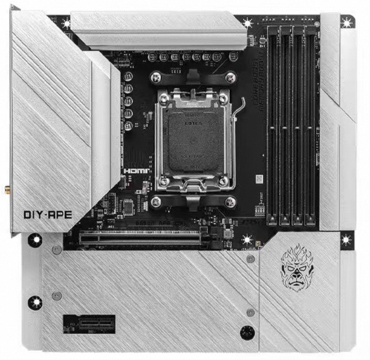 微星B650M APE WIFI背插联名主板am5支持7800x3d 9700x 9950xcpu