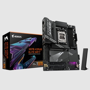 技嘉x870 aorus elite wifi7小雕主板am5支持7800x3d 9950xcpu