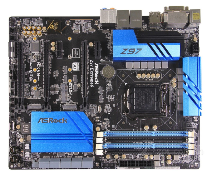 华擎Z97 Extreme 6极限玩家1150主板支持i74770479010硬盘雷电卡