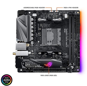 华硕ROG STRIX X470-I GAMING台式机am4主板AMD R7 5600g 5950x
