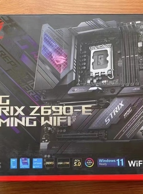 华硕ROG STRIX Z690 F GAMING WIFI D5 1700主板支持12代13代cpu