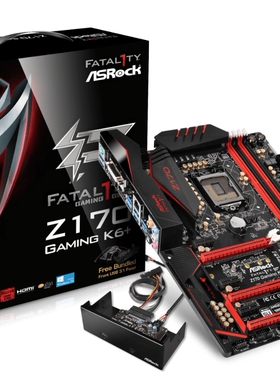 华擎Z170 Gaming K6+主板1151支持i56500 6600 i7 6700 7700kcpu