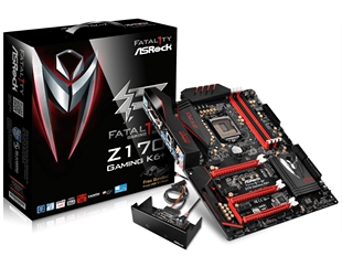 华擎Z170 Gaming K6+主板1151支持i56500 6600 i7 6700 7700kcpu