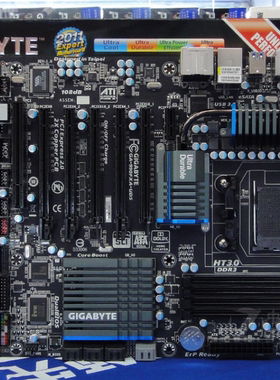 技嘉990FXA-UD5台式机主板am3+支持4100 6120 8350cpu 处理器