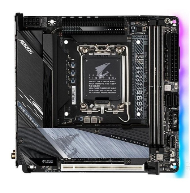 拍前询价:技嘉Z690I AORUS ULTRA1700主板itx支持13/12代cpu5代