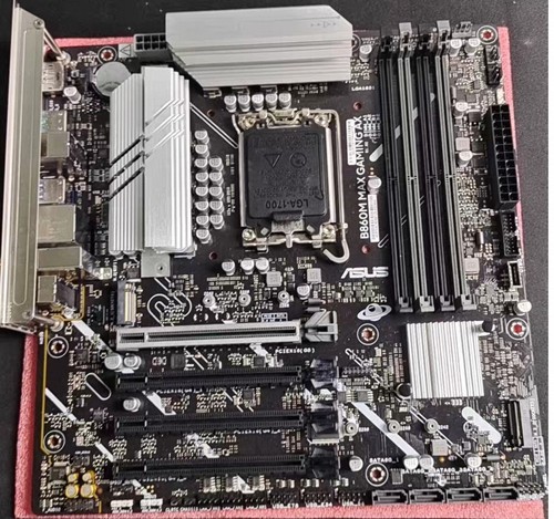 华硕b860m max gaming ax主板1851针支持225k 265f 285tcpu处理器