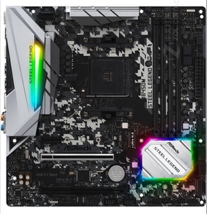 华擎B450M Steel Legend钢铁传奇主板AM4支持5600g 5950 ARGB接口
