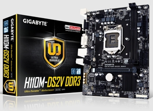 技嘉h110m ds2v ddr3内存主板1151针支持6500 6700 7700cpu处理器