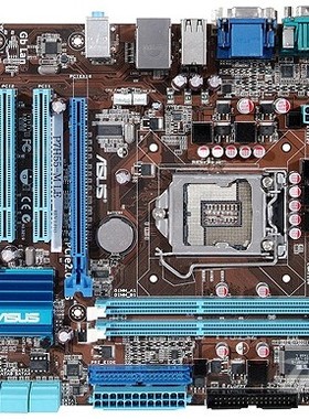 华硕P7H55M-LE1156针主板集显支持i3530i5650750i7870cpu另有套装