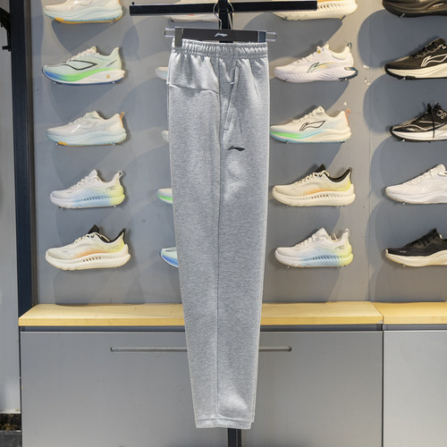 李宁运动休闲直筒男子透气卫裤