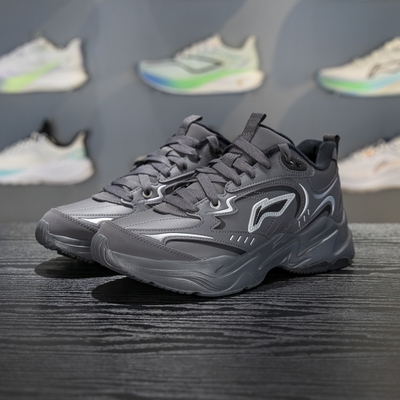 李宁加绒保暖男子系带休闲鞋