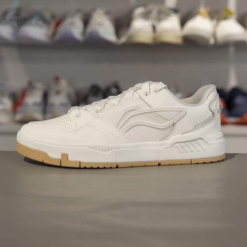 李宁系带男子板鞋低帮休闲鞋