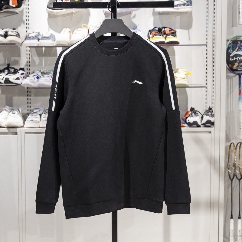 李宁卫衣男子2024春季新款健身系列圆领针织长袖套头衫AWDU915,运动服/休闲服装,运动卫衣/套头衫,淘宝优惠券,粉丝福利购,淘宝优惠卷