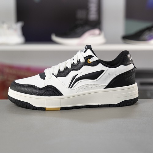 李宁系带男子低帮休闲鞋板鞋