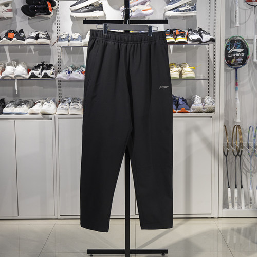 李宁直筒男子保暖运动裤