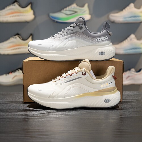 李宁防泼水男子系带休闲鞋