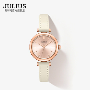 小众圆形学生防水石英女士手表1539 时尚 聚利时手表女款 新款