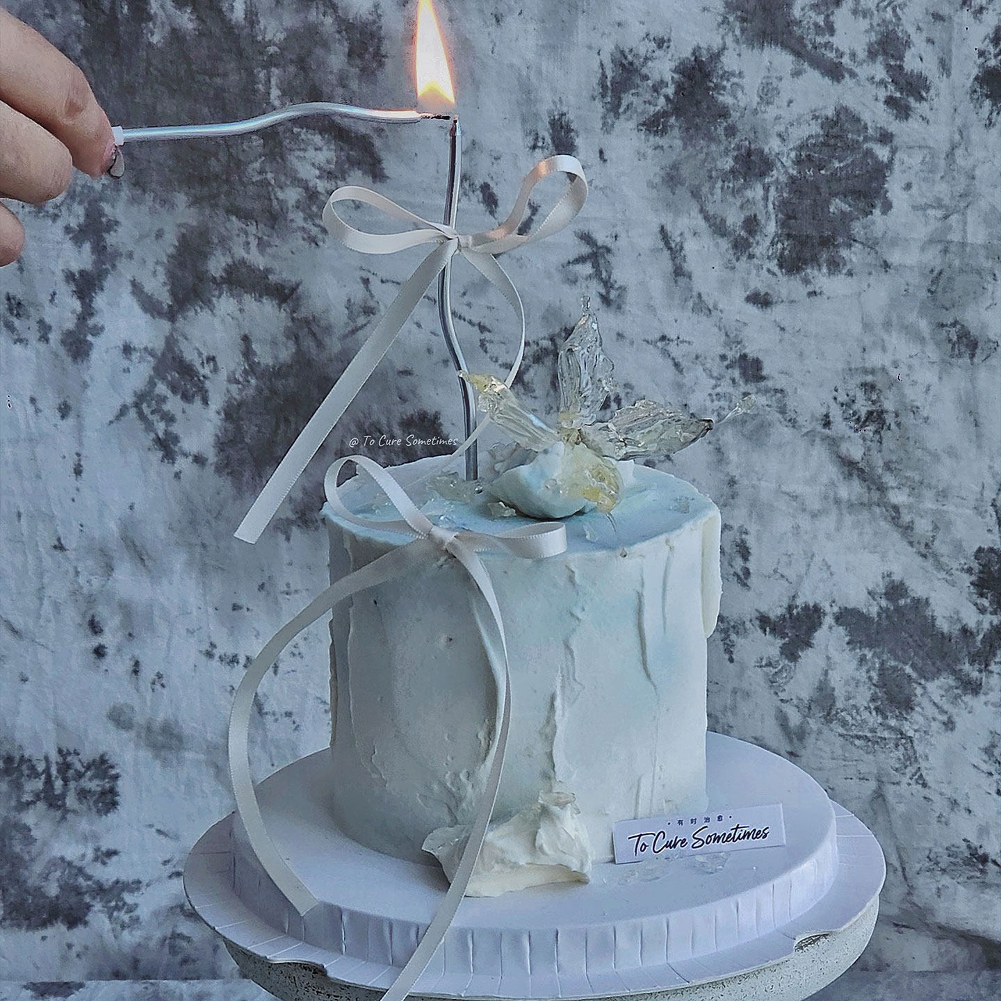 简约风奶色蝴蝶蛋糕装饰幻彩蝴蝶蜡烛摆件丝带插件甜品蛋糕打包盒,节庆用品/礼品,蛋糕/烘焙装饰用品,淘宝优惠券,粉丝福利购,淘宝优惠卷