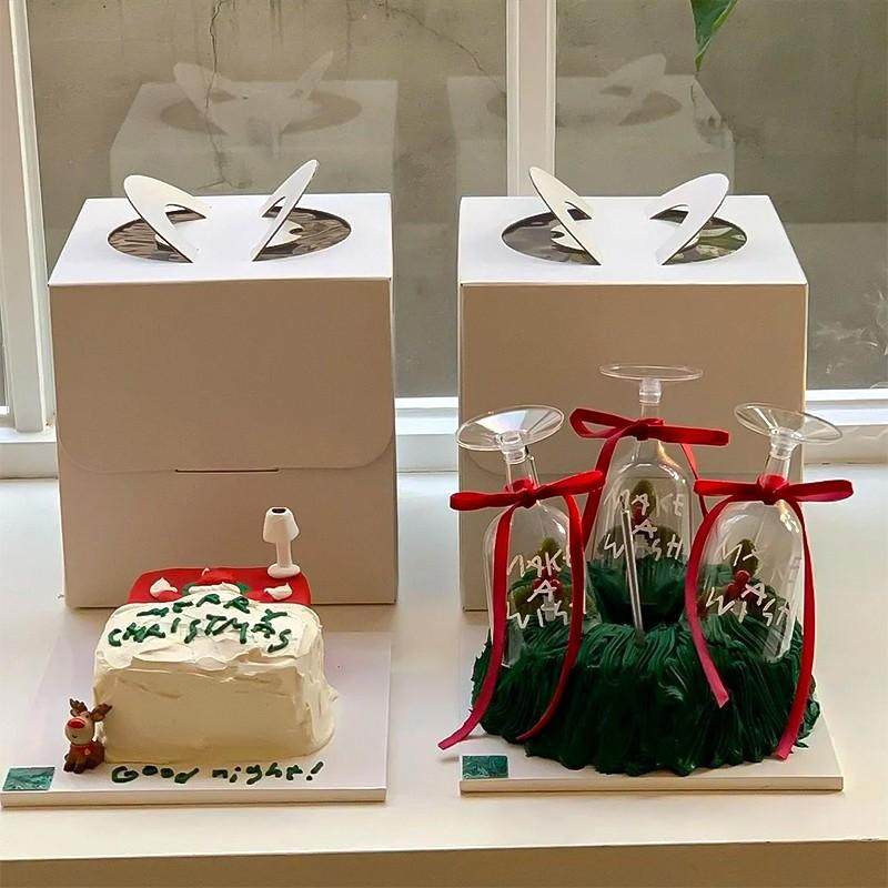 圣诞节跨年酒杯甜品蛋糕装饰麋鹿摆件蜡烛插件透明高脚杯红酒杯,节庆用品/礼品,蛋糕/烘焙装饰用品,淘宝优惠券,粉丝福利购,淘宝优惠卷