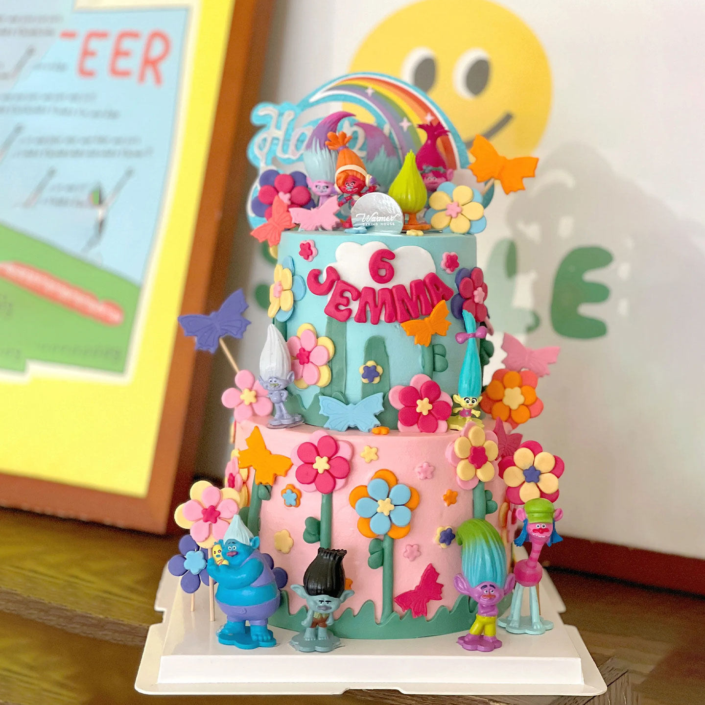 网红多巴胺魔法精灵生日蛋糕装饰翻糖蝴蝶花朵模具彩虹甜品插件,节庆用品/礼品,蛋糕/烘焙装饰用品,淘宝优惠券,粉丝福利购,淘宝优惠卷