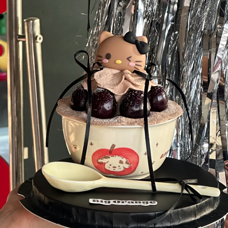 网红圣诞节快乐英文饼干车厘子