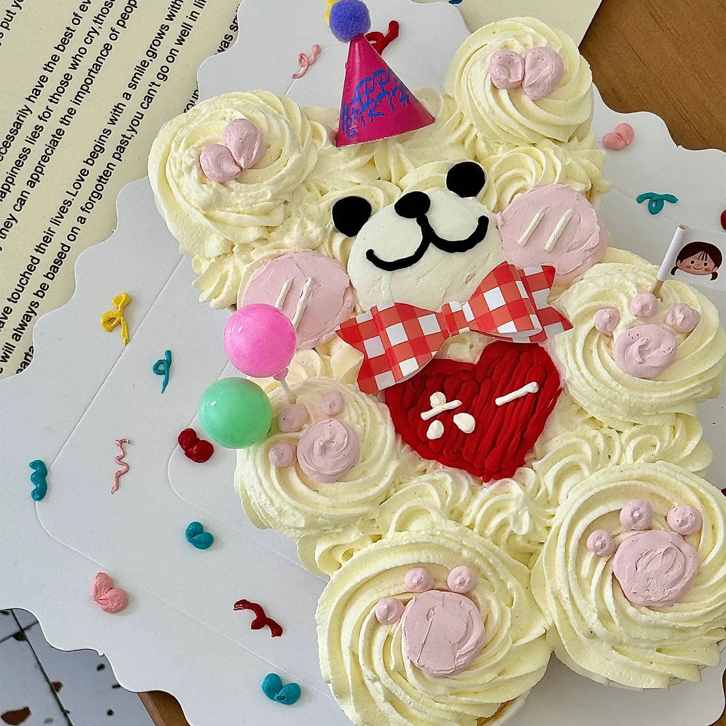 六一儿童节diy手绘小熊蛋糕装饰可爱迷你帽蝴蝶结纸杯甜品插件,节庆用品/礼品,蛋糕/烘焙装饰用品,淘宝优惠券,粉丝福利购,淘宝优惠卷