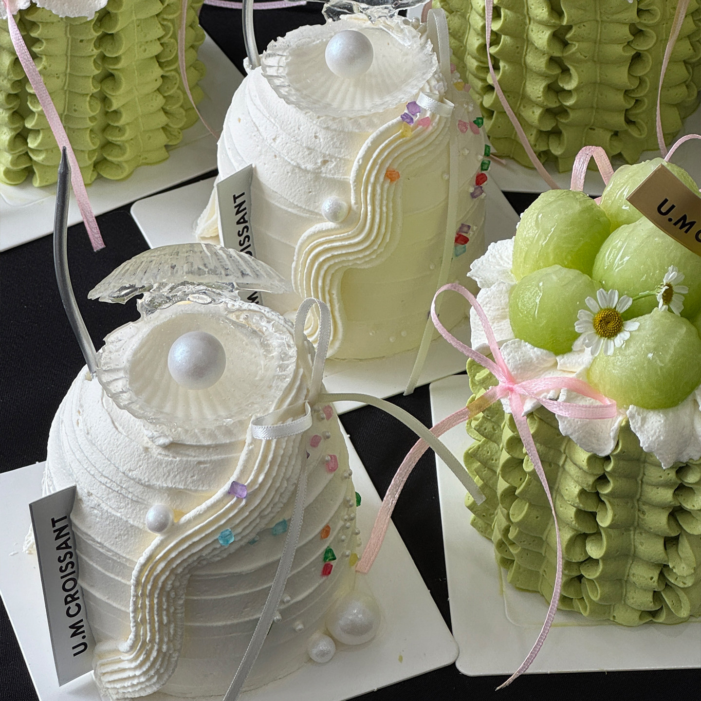 高级感人鱼公主珍珠水果蛋糕装饰贝壳配件DIY蝴蝶结丝带甜品插件,节庆用品/礼品,蛋糕/烘焙装饰用品,淘宝优惠券,粉丝福利购,淘宝优惠卷