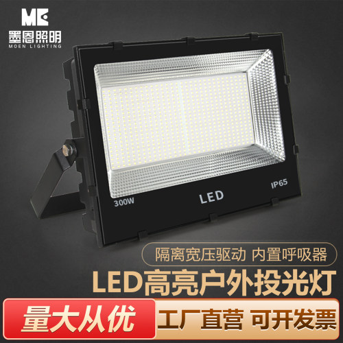 足功率加厚黑金刚led投泛光灯室户外防水广告射灯球操场100W200瓦
