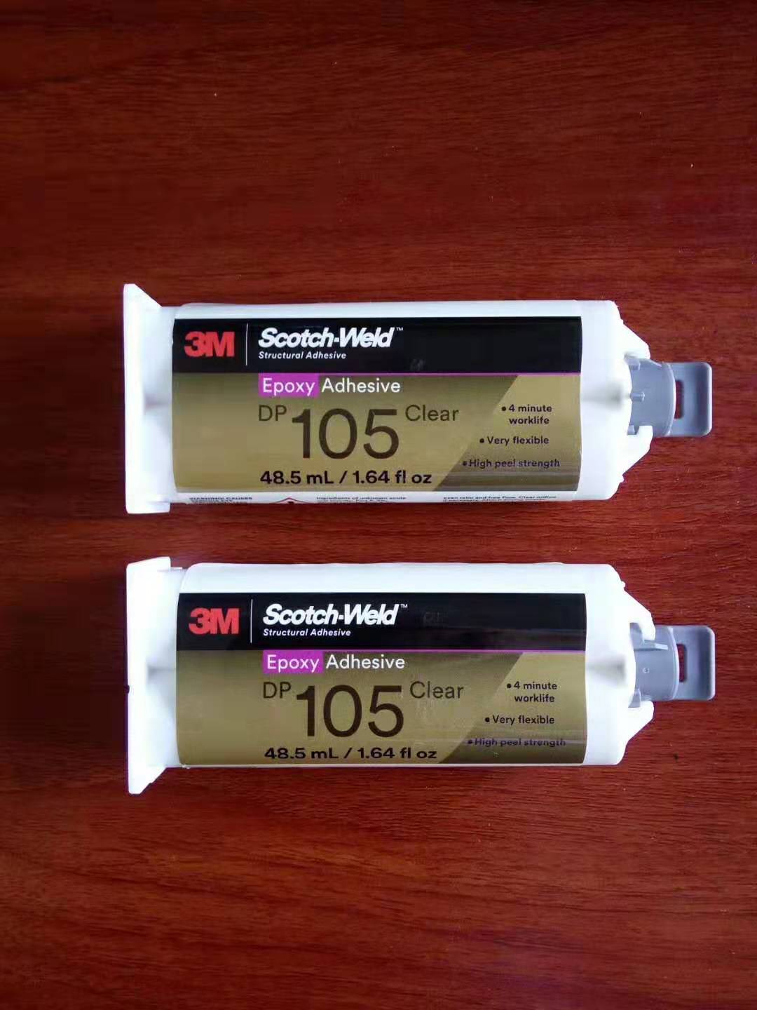 美国3M dp105胶水 透明环氧树脂AB胶 柔性 结构胶 玻璃金属粘接胶