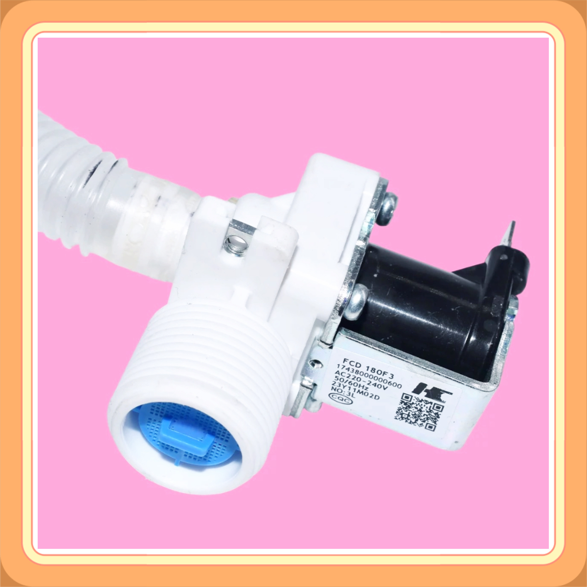 适用小天鹅洗衣机电磁阀TB80V20@进水阀TB80V23H/TB80V260WD软管