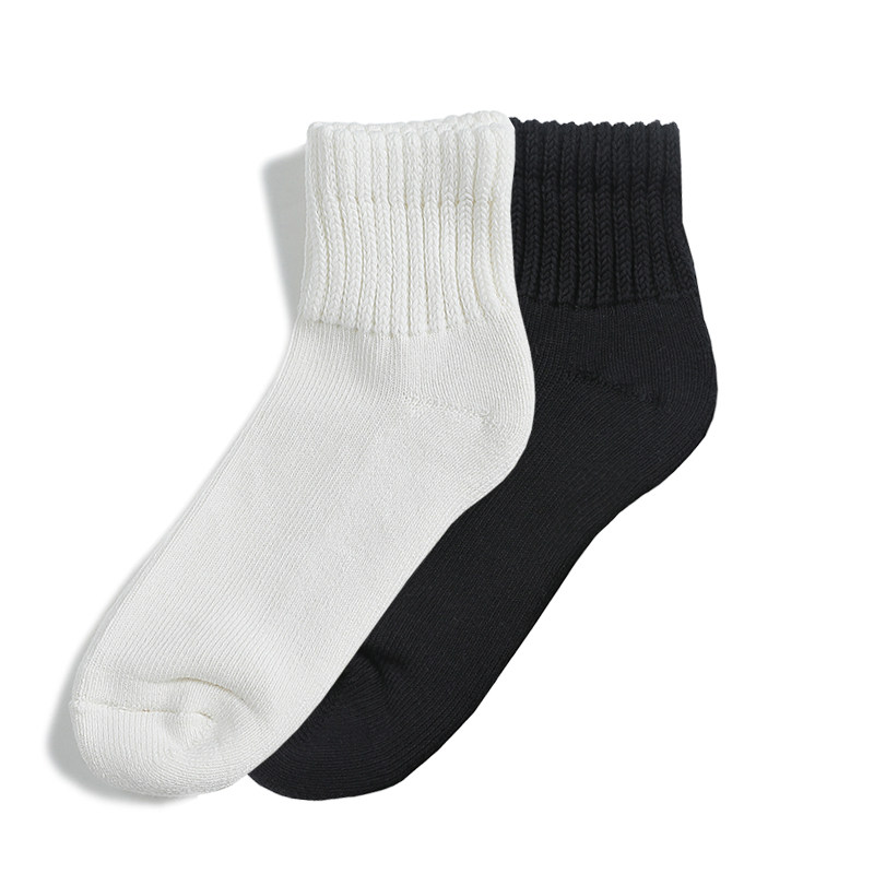 秋冬季毛巾厚底男女中筒袜