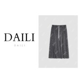 黛利新款 百搭气质休闲波点半身裙女DL2506024 时尚