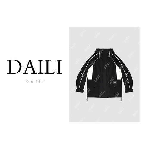 黛利新款时尚百搭宽松休闲羽绒服女短款DLLLGB-25788