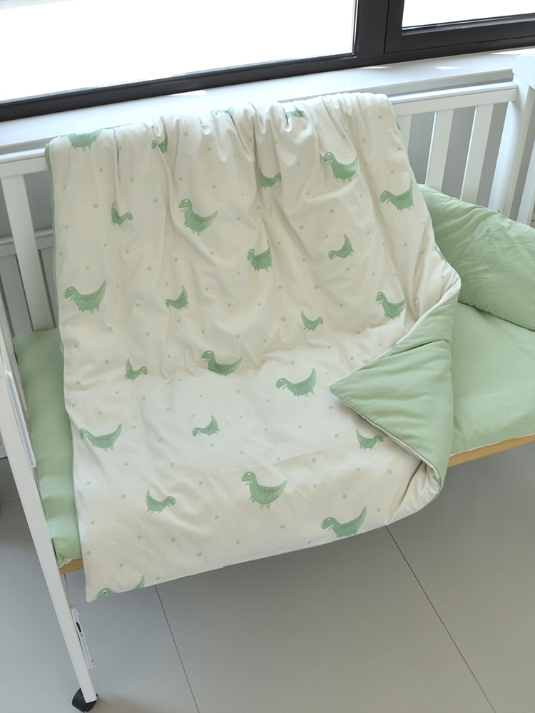 婴儿被套纯棉A类针织柔软儿童床品新生儿宝宝被罩床单幼儿园定制