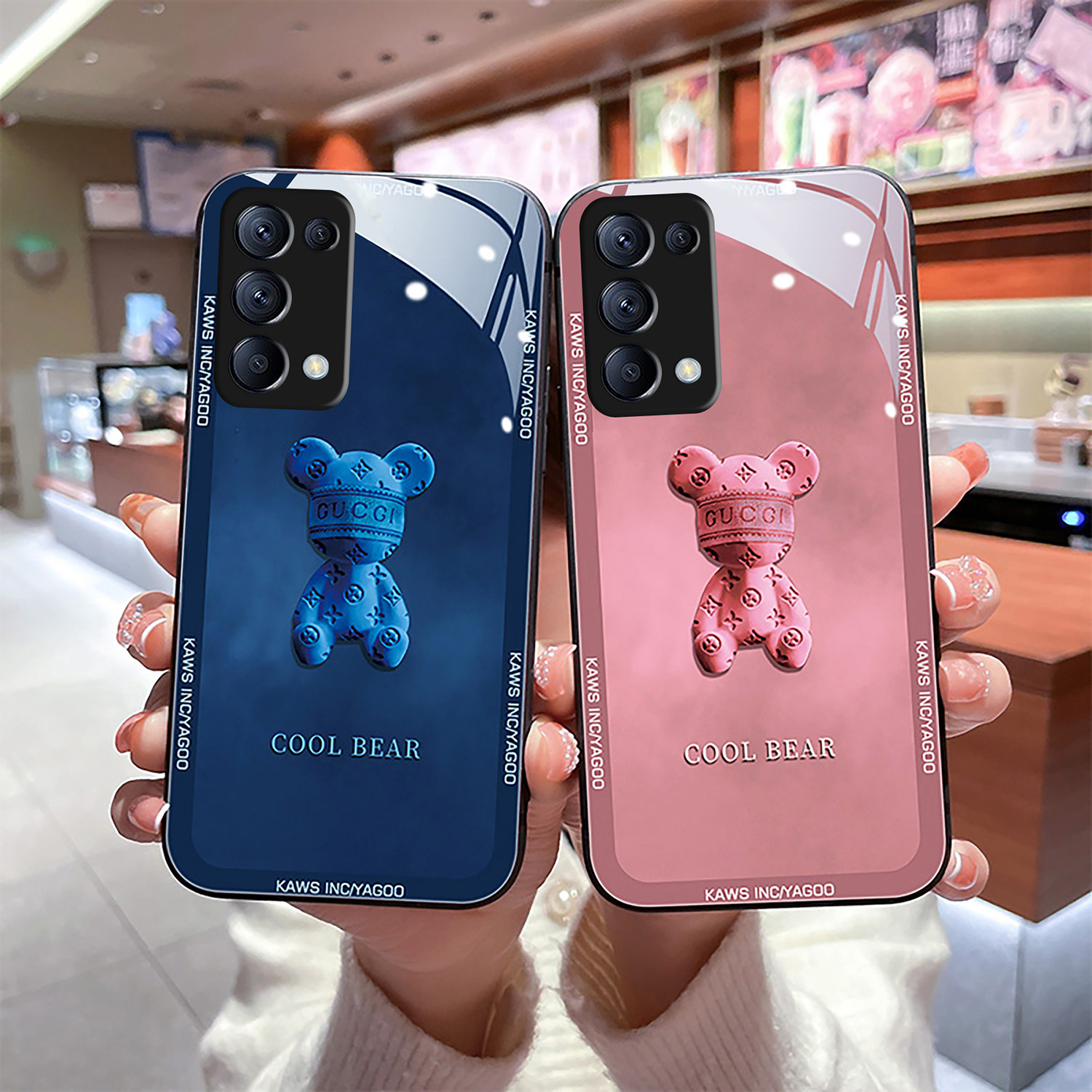 opporeno5pro手机壳0pporeno5por 女款网红ins新品opopreno5k玻璃镜面