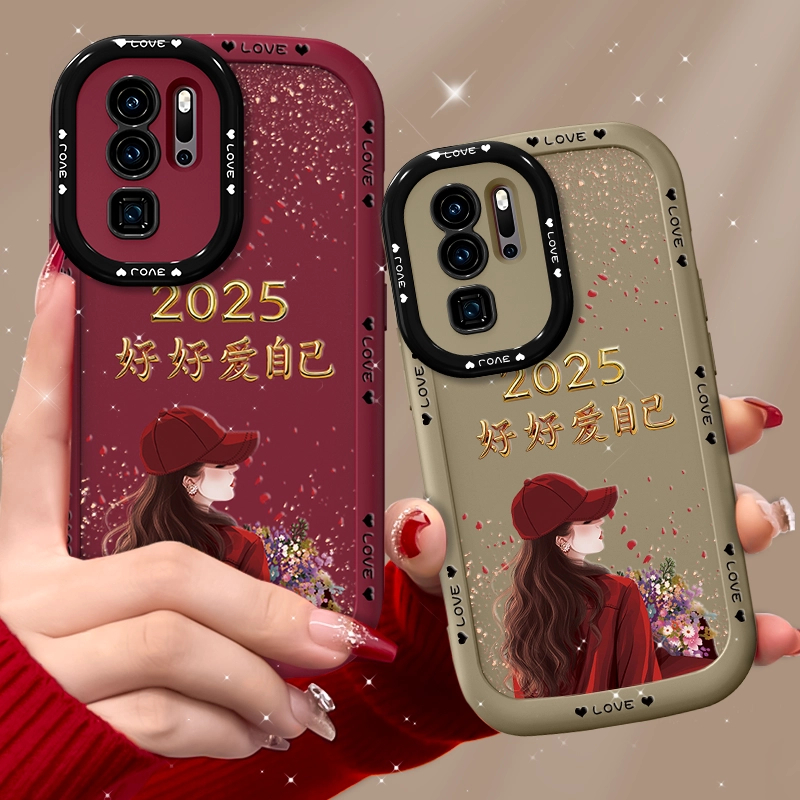 适用华为p30ro手机壳捧花