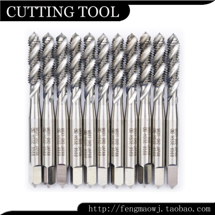 二手进口丝锥 日本OSG HSSE OH2 M6*1 本色螺旋机用丝攻 用于盲孔